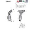 KIA 285102X130 Catalytic Converter